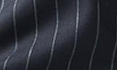 Lk Bennett Bella Pinstripe Pants In Navy