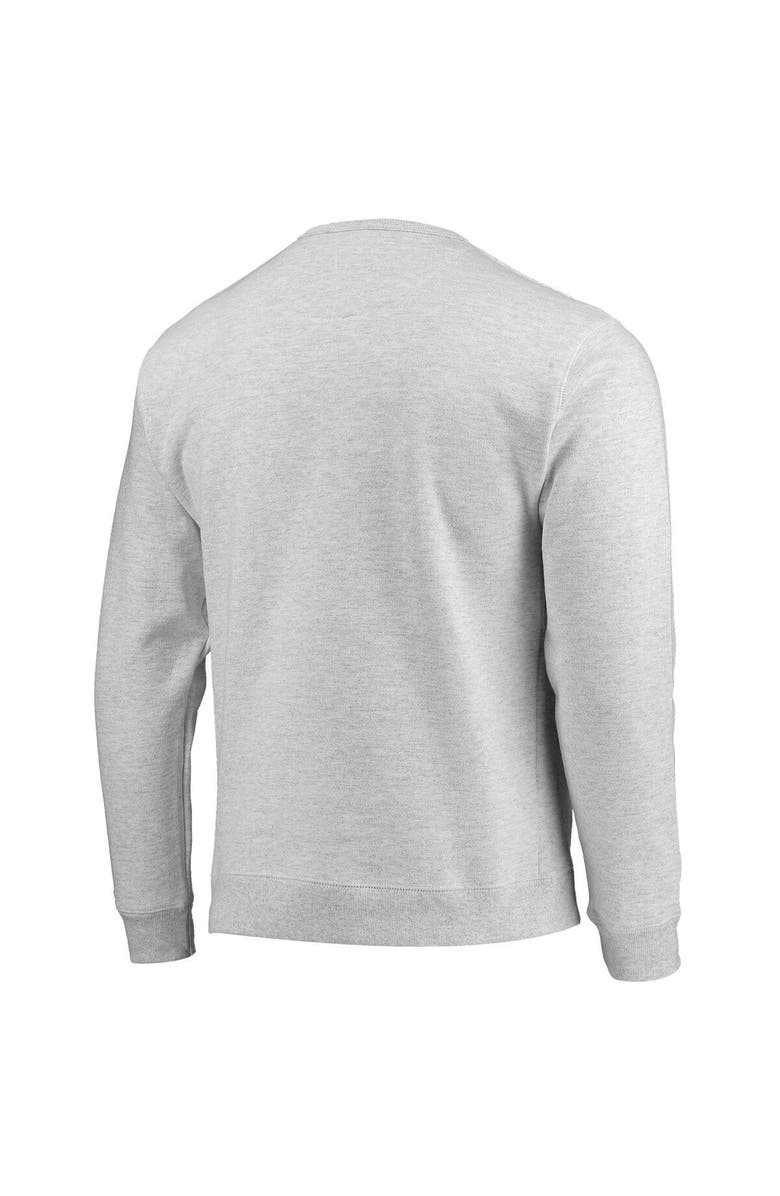 LEAGUE COLLEGIATE WEAR Men's League Collegiate Wear Heathered Gray Florida Gators Upperclassman Pocket Pullover Sweatshirt, Alternate, color, 