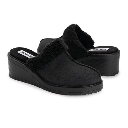 MUK LUKS Sophia Mule, Alternate, color, Black