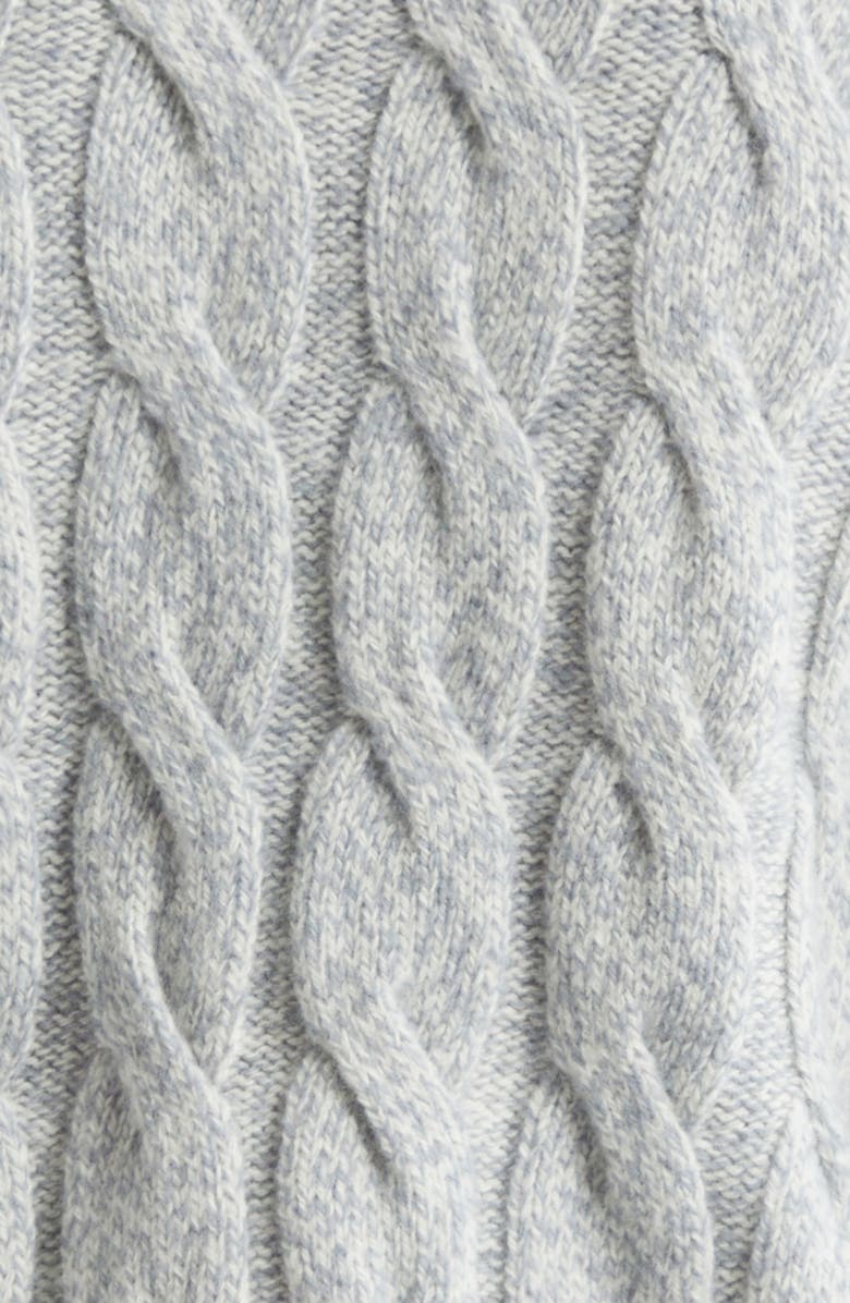 Eleventy Wool Mouliné Cable Knit Sweater, Alternate, color, 08 Zucchero