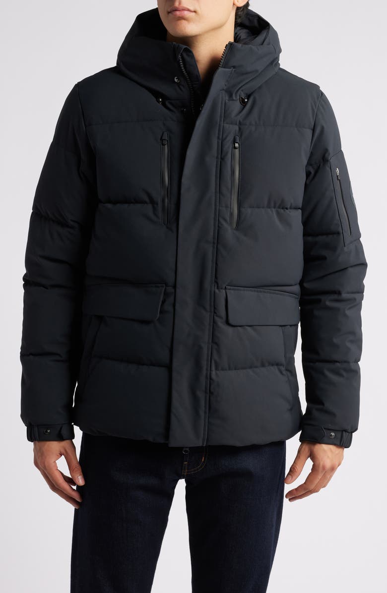 Save The Duck Alter Water Repellent Hooded Puffer Jacket, Alternate, color, 