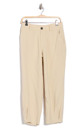 Industry Republic Clothing Pleated Hem Crop Chino Pants