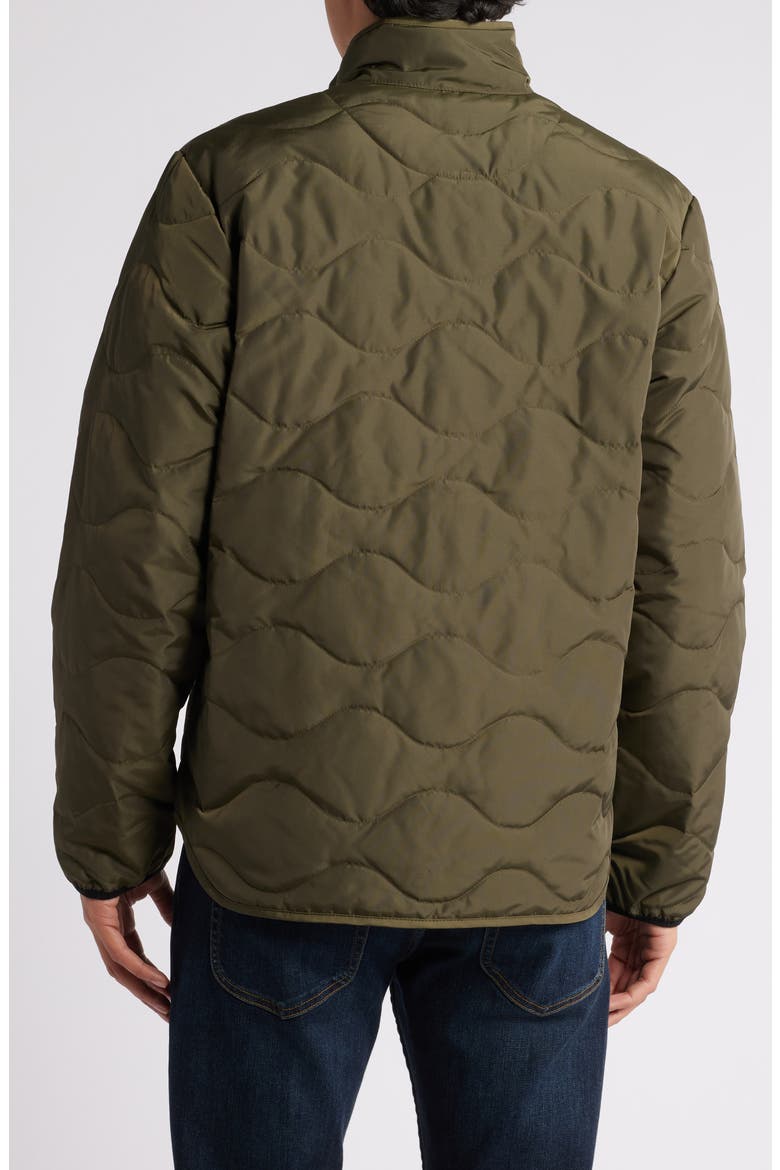 Wrinkle Resistant Down Military Jacket, Alternate, color, OLIVE