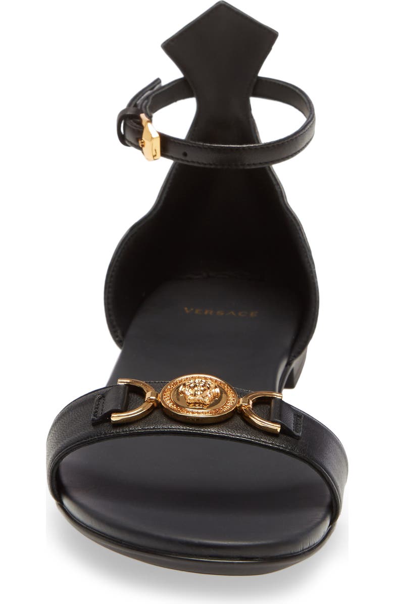 Versace First Line Ankle Strap Sandal, Alternate, color,
