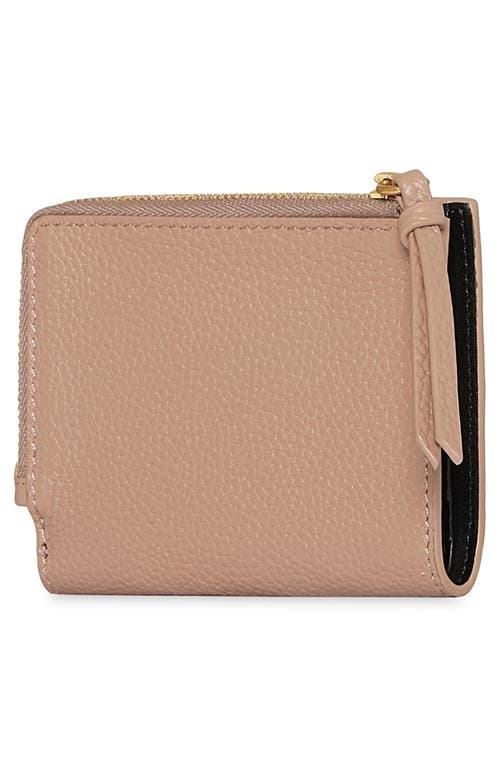 Rebecca Minkoff Slim Megan Leather Bifold Wallet In Blushing