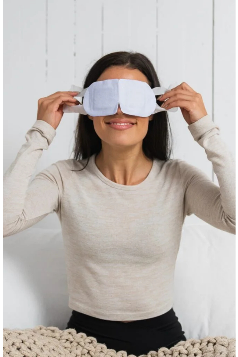 Rest Self Heating Warm Eye Compress - 3 Pack Bundle, Alternate, color, White