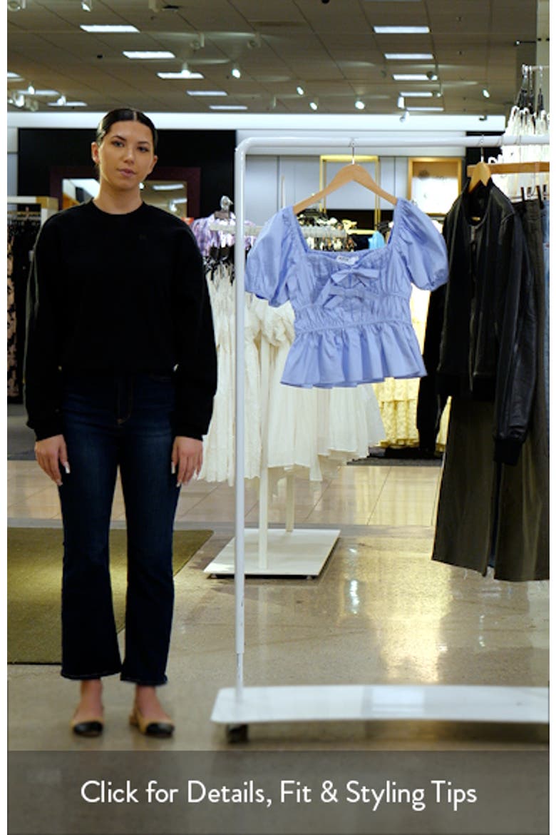 Smocked Peplum Shirt video
