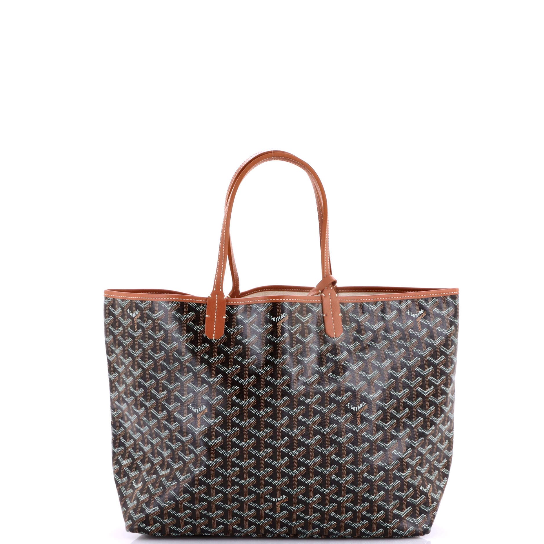 Pre-Owned Goyard Saint Louis Tote Coated Canvas PM, Alternate, color, Brown