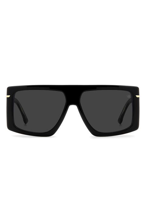 59mm Rectangular Sunglasses