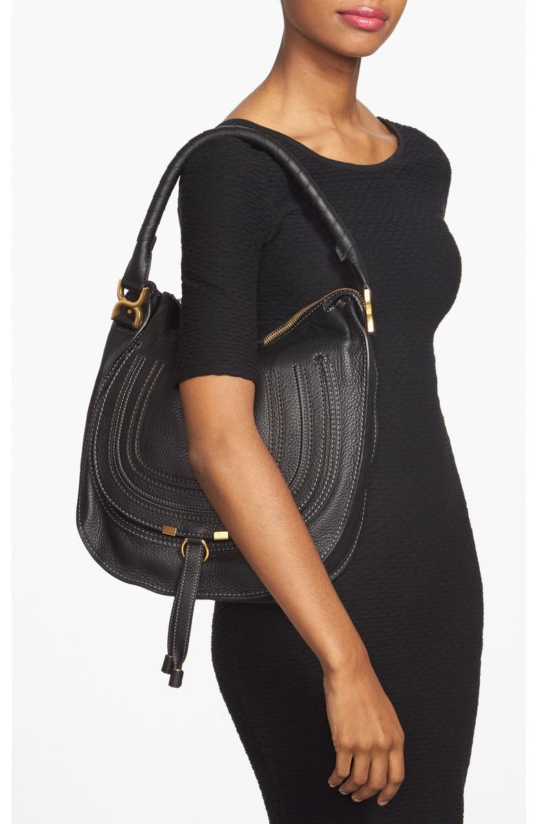 Chloé 'Marcie - Medium' Leather Hobo, Alternate, color,