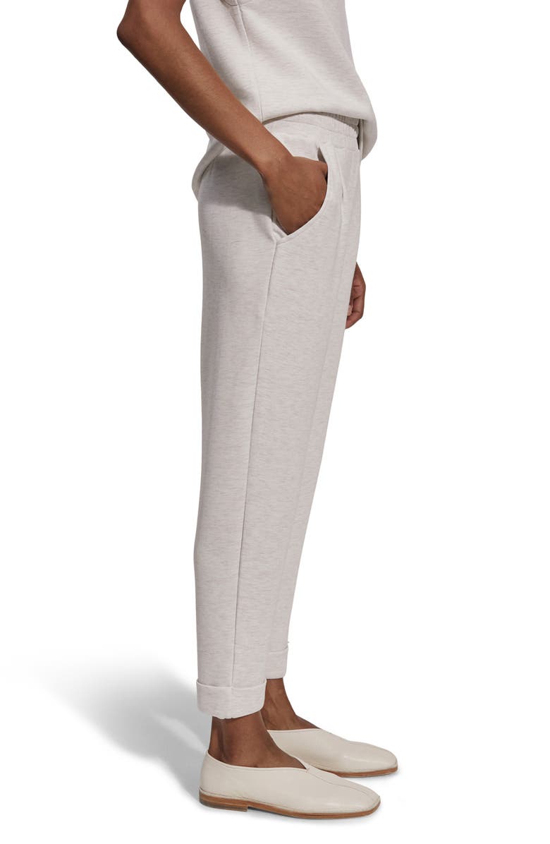 Varley The Rolled Cuff Sweatpants, Alternate, color, Ivory Marl