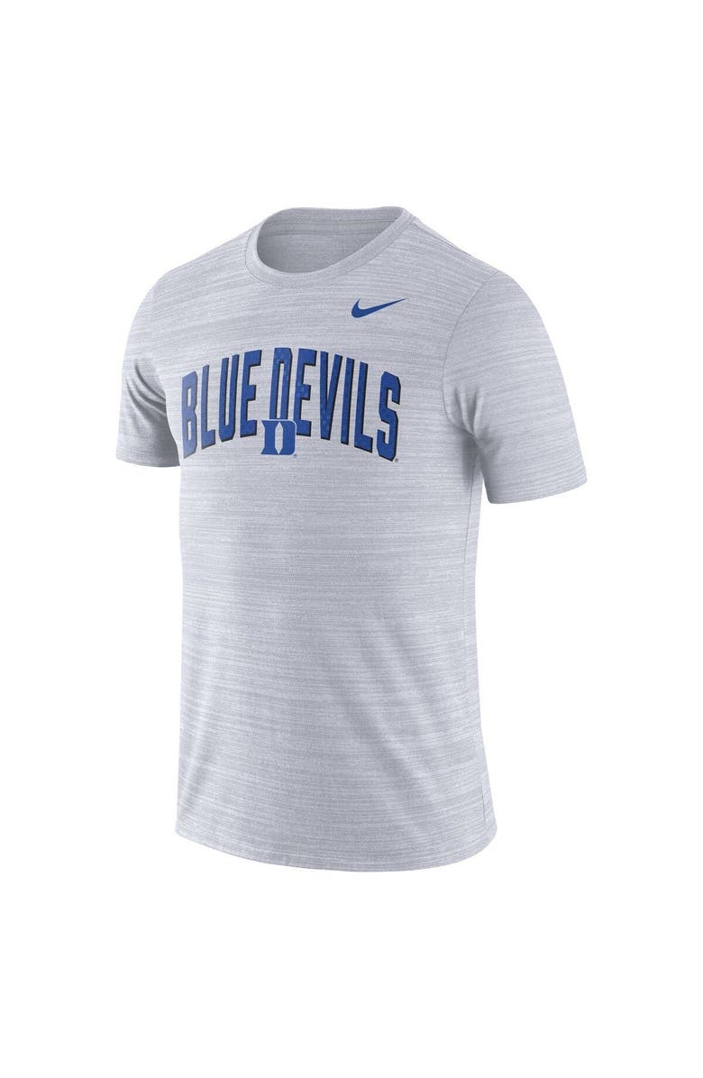 Nike Men's Nike White Duke Blue Devils 2022 Game Day Sideline Velocity Performance T-Shirt, Alternate, color, 