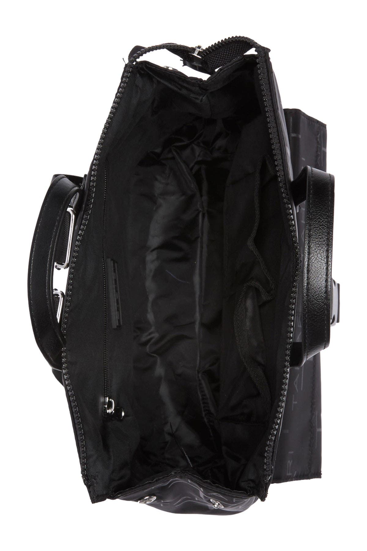 T Tahari Lexington Ave Logo Print Backpack, Alternate, color, 