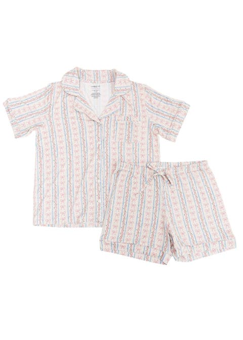 Notch Collar Pajama Set