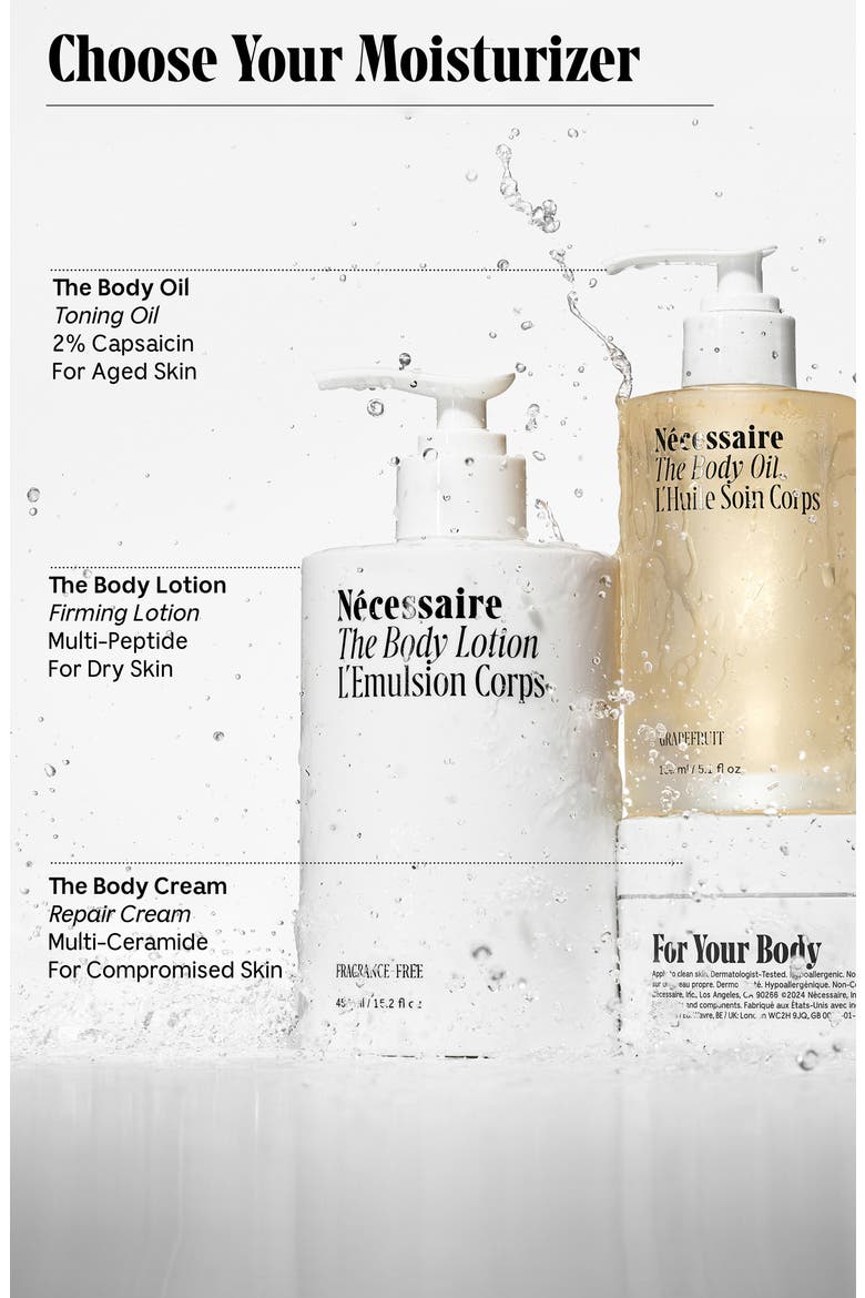 The Body Oil, Alternate, color, NO COLOR