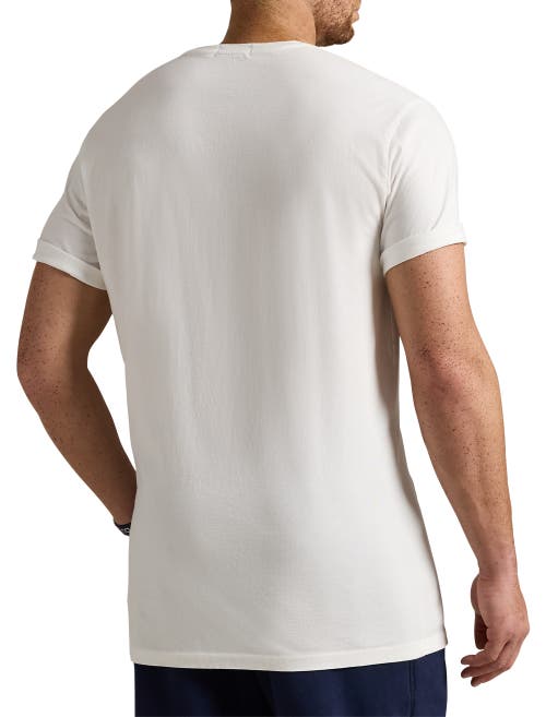 Polo Ralph Lauren Classic Fit Big Pony Logo Graphic T-shirt In White