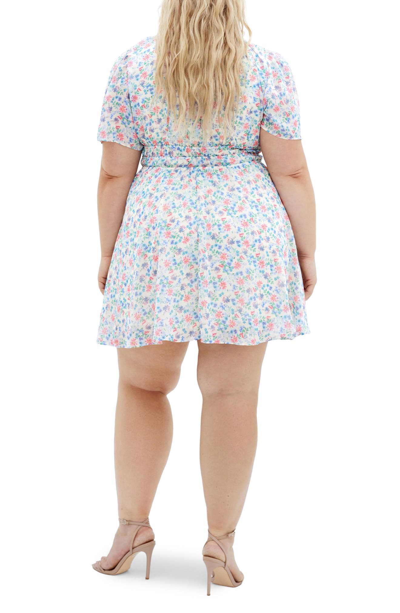Cara Floral Print Minidress - image 4