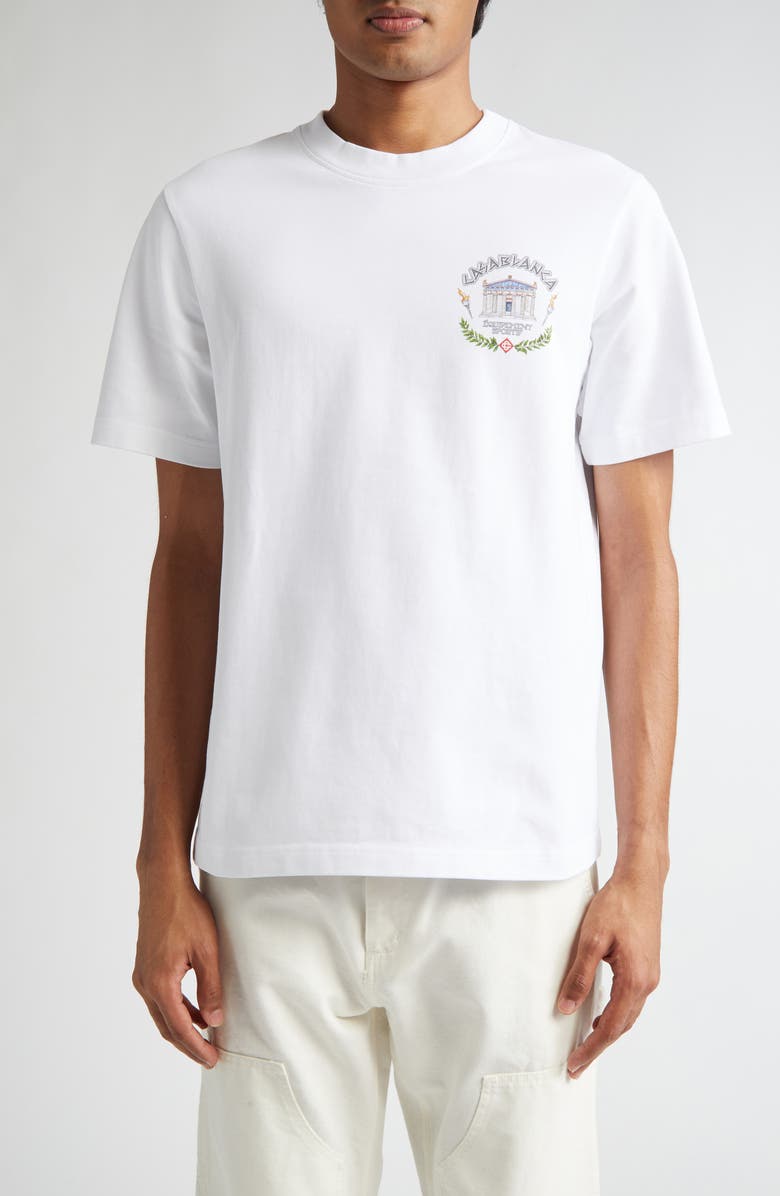 Casablanca Le Temple du Sport Graphic T-Shirt, Main, color, 