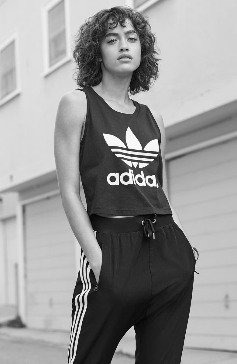 adidas Originals 3-Stripes Harem Pants, Alternate, color, 