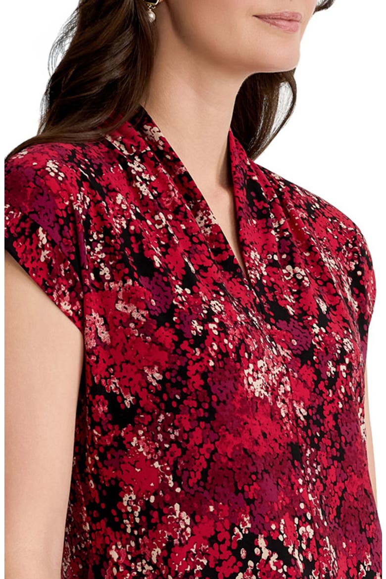 Extended Sleeve Top, Alternate, color, BLACK MULTI