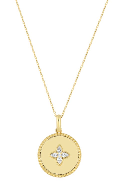 Getty Diamond Medallion Pendant Necklace (Online Trunk Show)