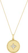 Bony Levy Getty Diamond Medallion Pendant Necklace