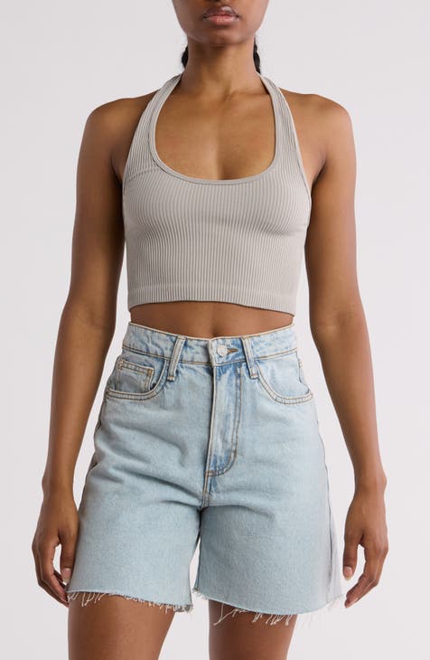 Seamless Scoop Halter Top