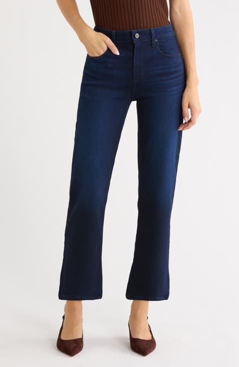 Mason Mid Rise Ankle Straight Leg Jeans