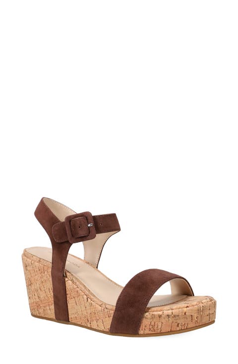 Wiltz Ankle Strap Platform Wedge Sandal (Women)