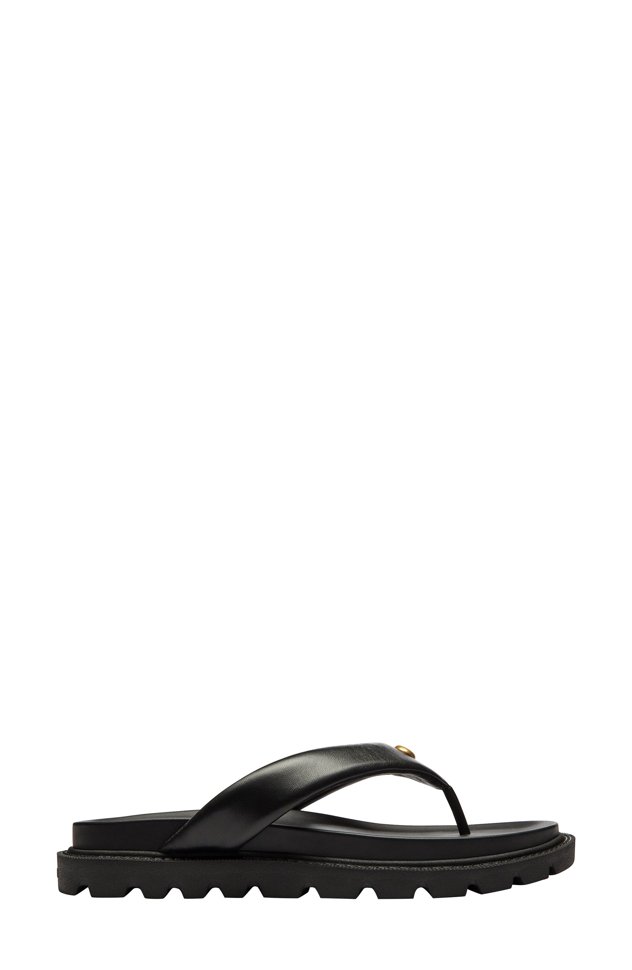 COACH Brynn Flip Flop, Alternate, color, Black