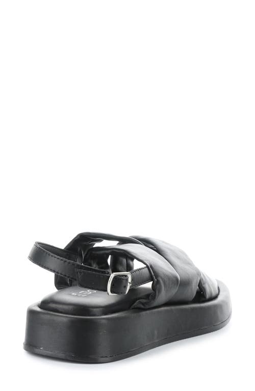 Bos. & Co. Blitz Slingback Platform Sandal In Black