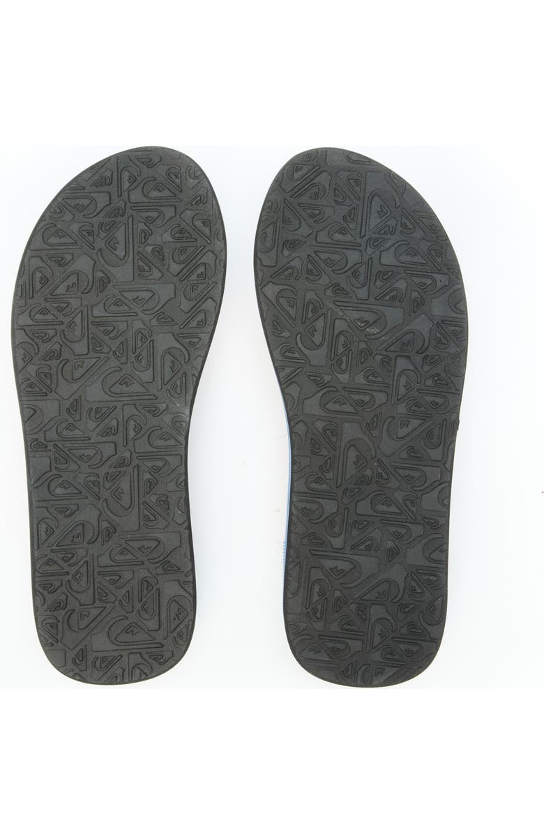 Quiksilver Kids' Moncata Layback Flip Flop, Alternate, color, Black/ Red/ Blue