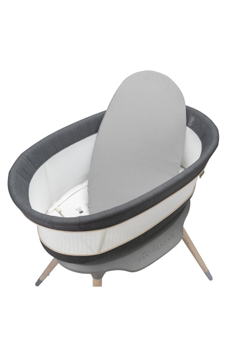 Maxi-Cosi<sup>®</sup> Kindred Collection Starling Smart Bassinet, Alternate, color, Onyx Heritage