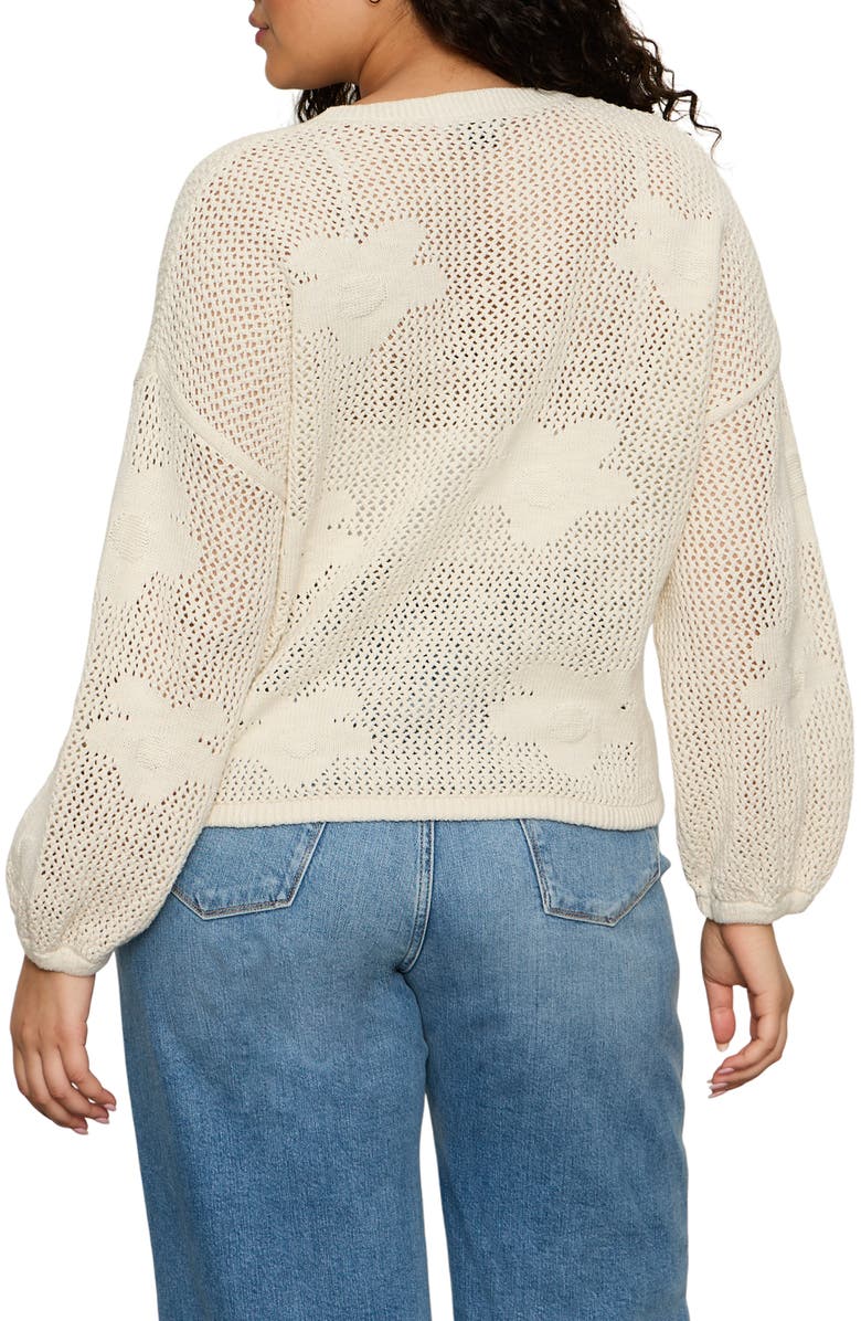 Sanctuary Daily Escape Front Zip Knit Sweater, Alternate, color, Collagen