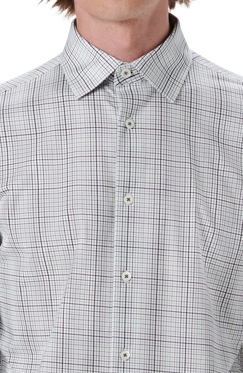 Bugatchi OoohCotton<sup>®</sup> Check Button-Up Shirt, Alternate, color, 