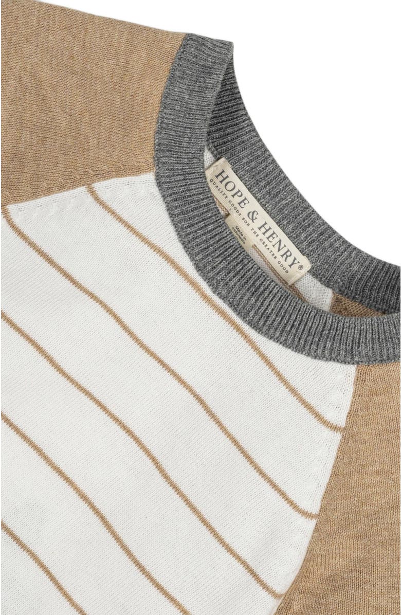 Hope & Henry Boys' Organic Raglan Sweater, Kids, Alternate, color, 
