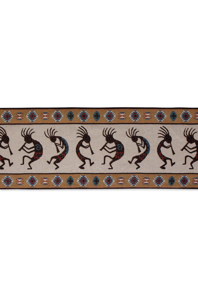 Kokopelli Tapestry Table Runner 13x72", Alternate, color, Kokopelli