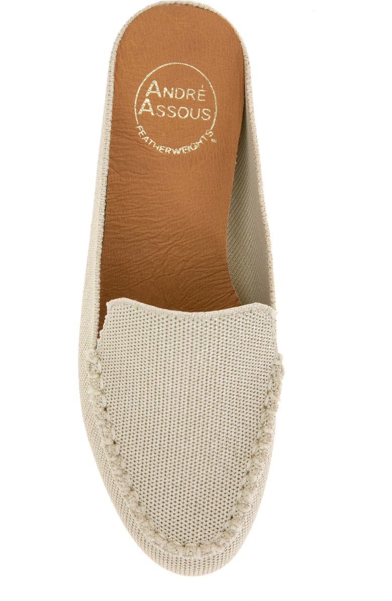André Assous Nolah Mule, Alternate, color, Creme/ Platino