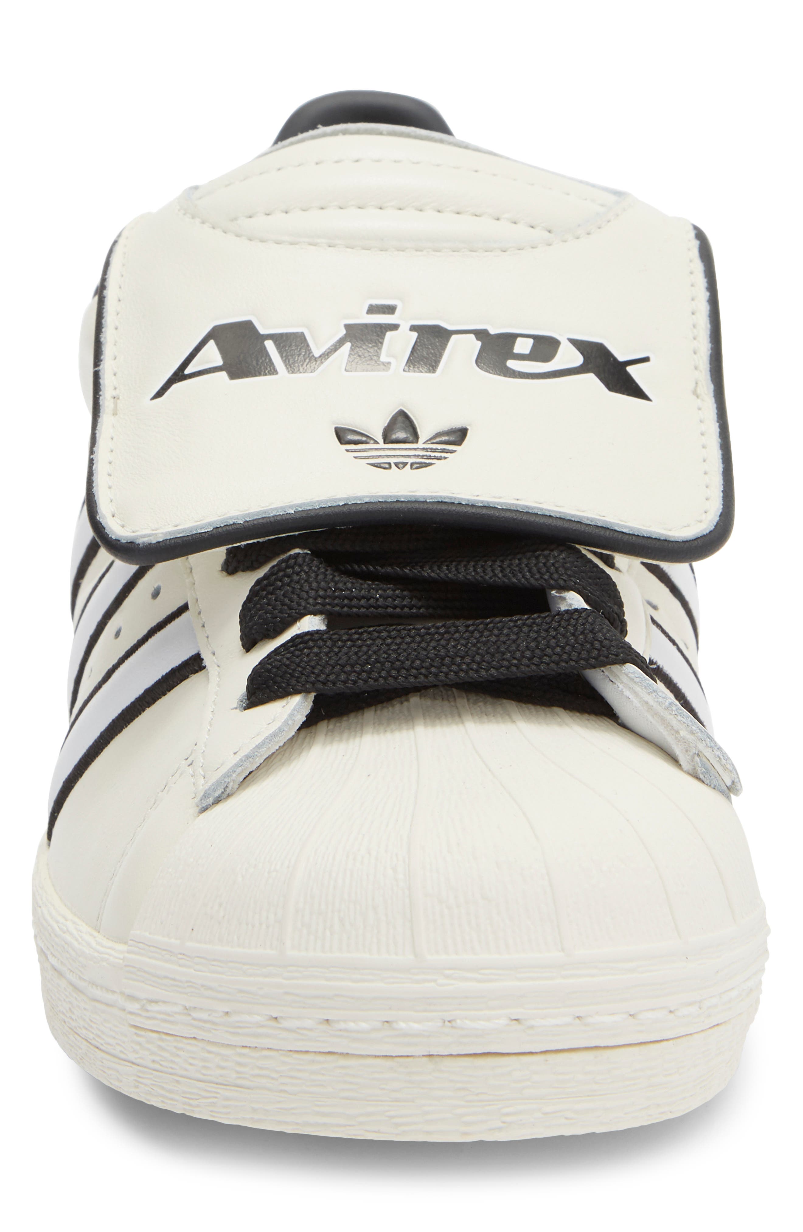 adidas Avirex Superstar Sneaker, Alternate, color, Off White