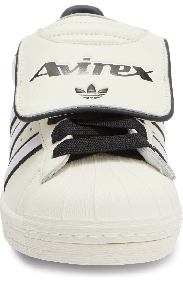 adidas Avirex Superstar Sneaker, Alternate, color, Off White