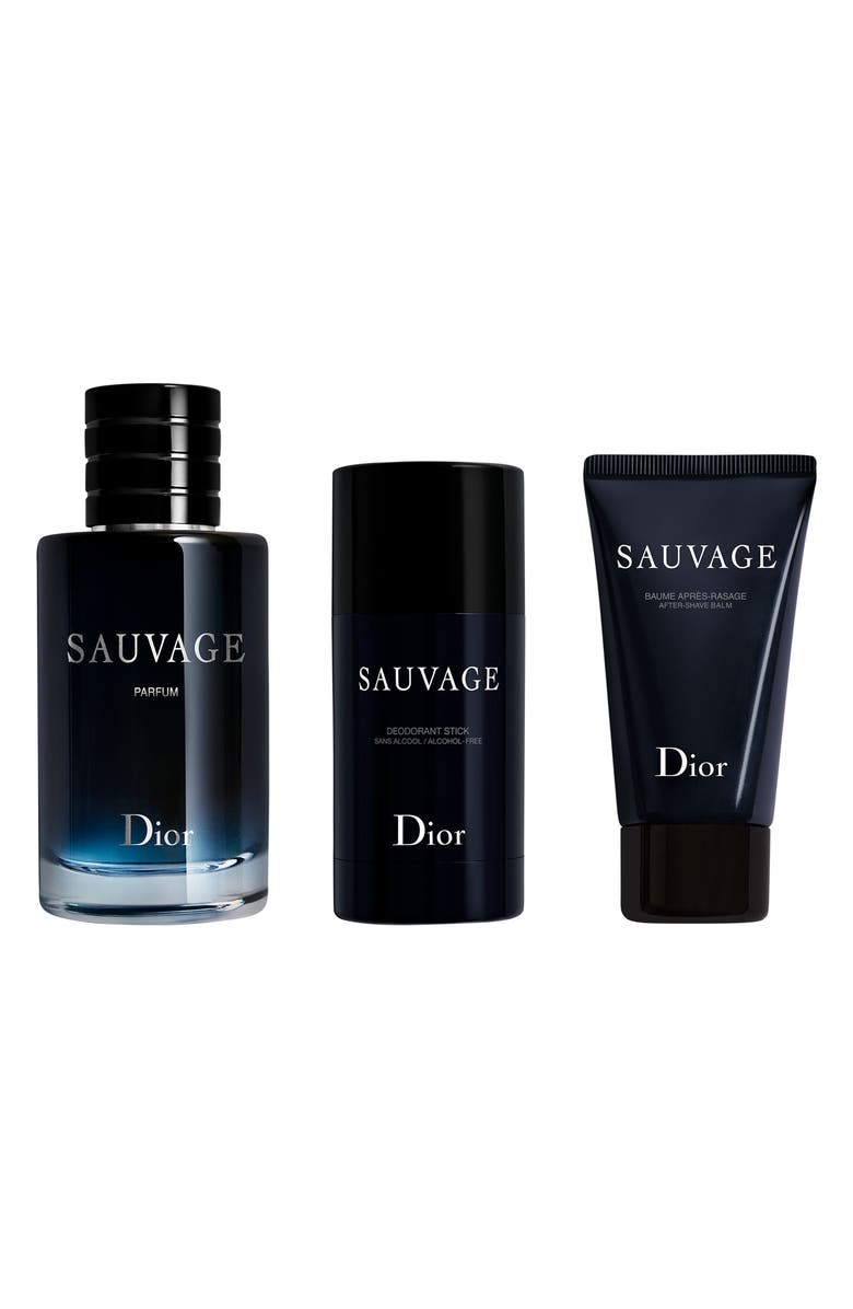 DIOR Sauvage Parfum 3-Piece Gift Set, Main, color, 