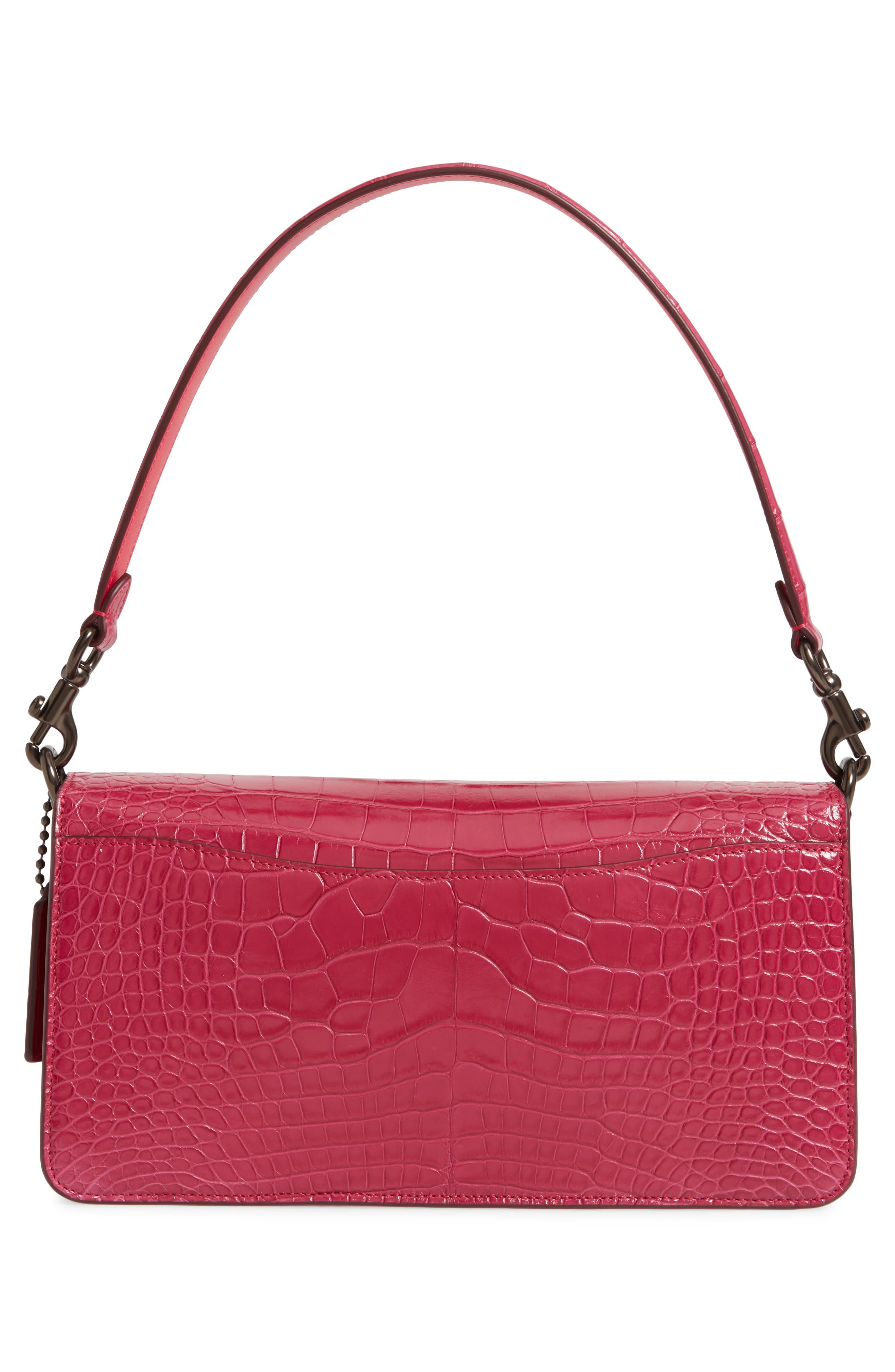 COACH Tabby 21 Genuine Alligator Crossbody Bag, Alternate, color, 