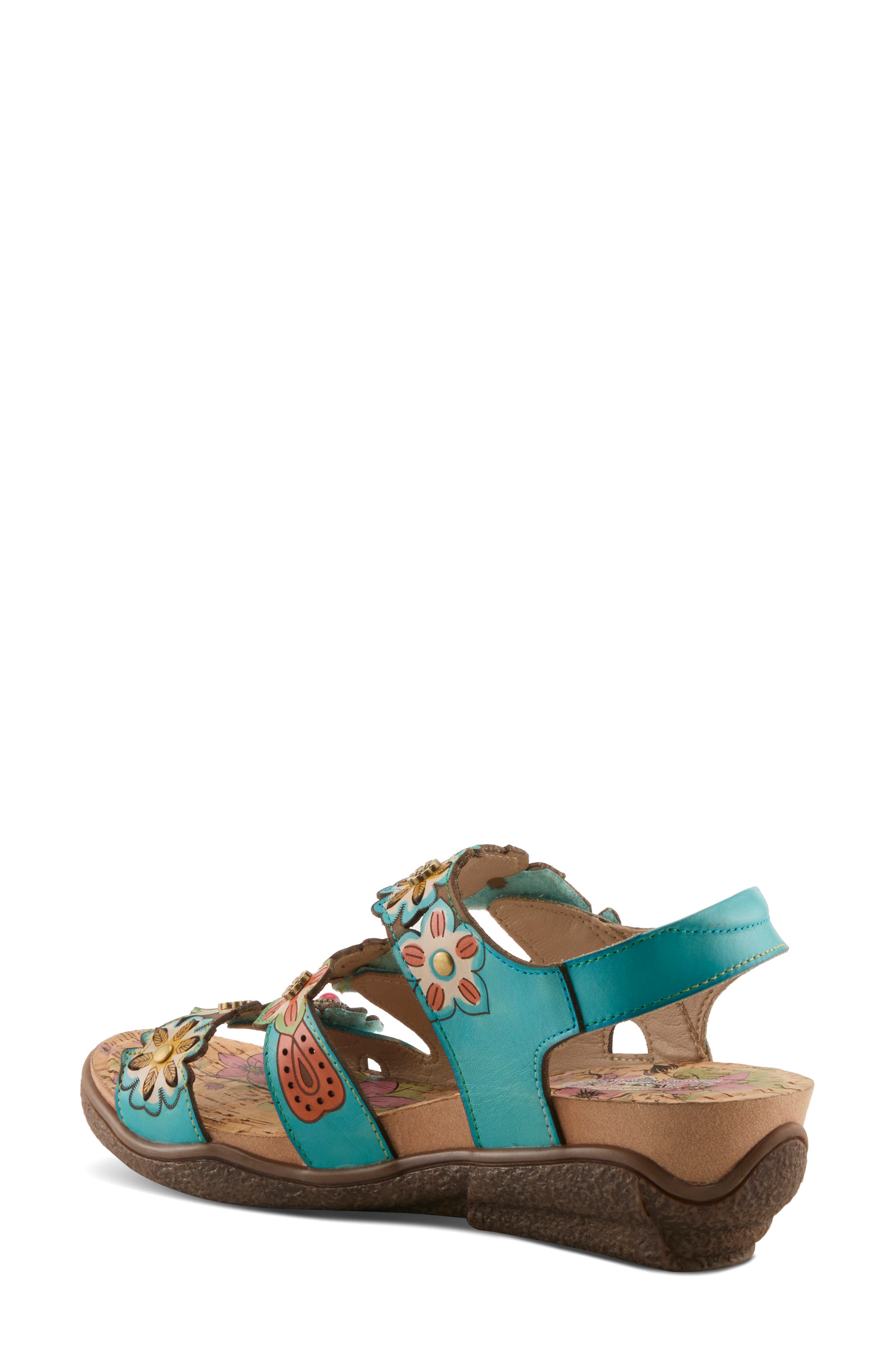 L'Artiste by Spring Step Bethie Ankle Strap Wedge Sandal, Alternate, color, 