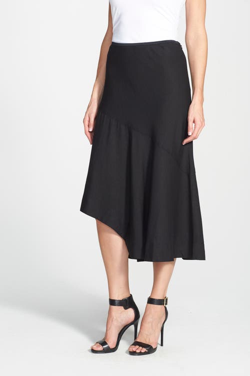 Nic + Zoe 'the Long Engagement' Midi Skirt In Black