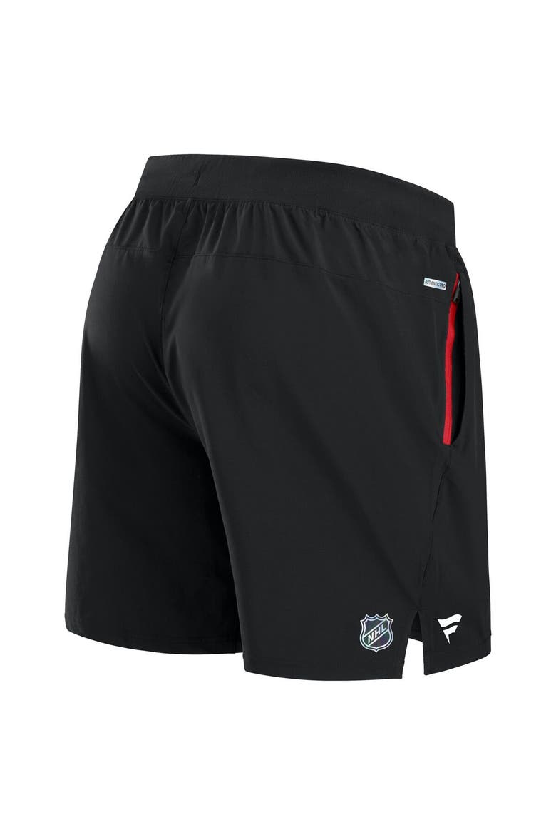 Men's Fanatics Black New Jersey Devils Authentic Pro Rink Performance Shorts, Alternate, color, Black
