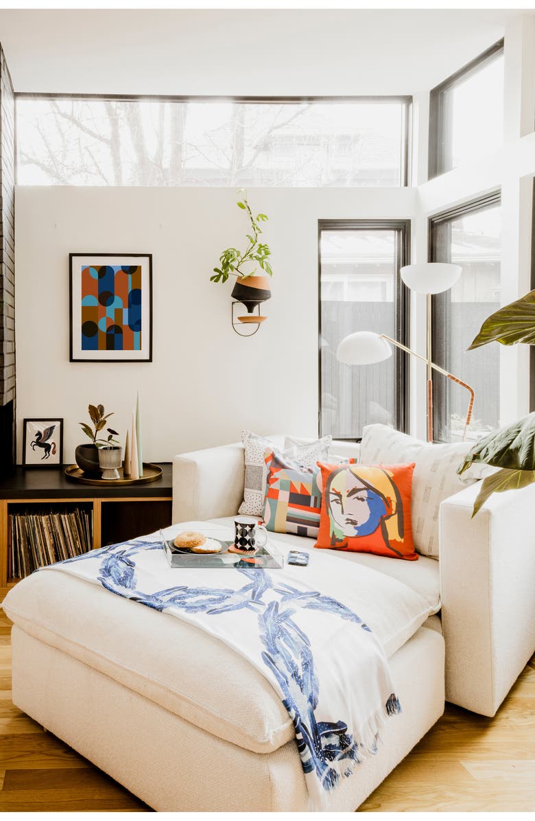 Deny Designs Modern Love Warm Accent Pillow, Alternate, color, Multi