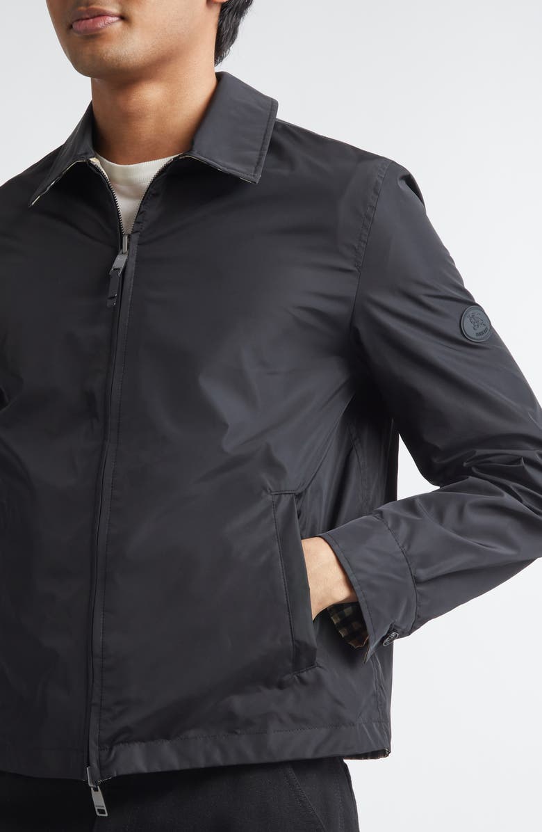 Burberry Bloomsbury Reversible Jacket, Alternate, color, Black