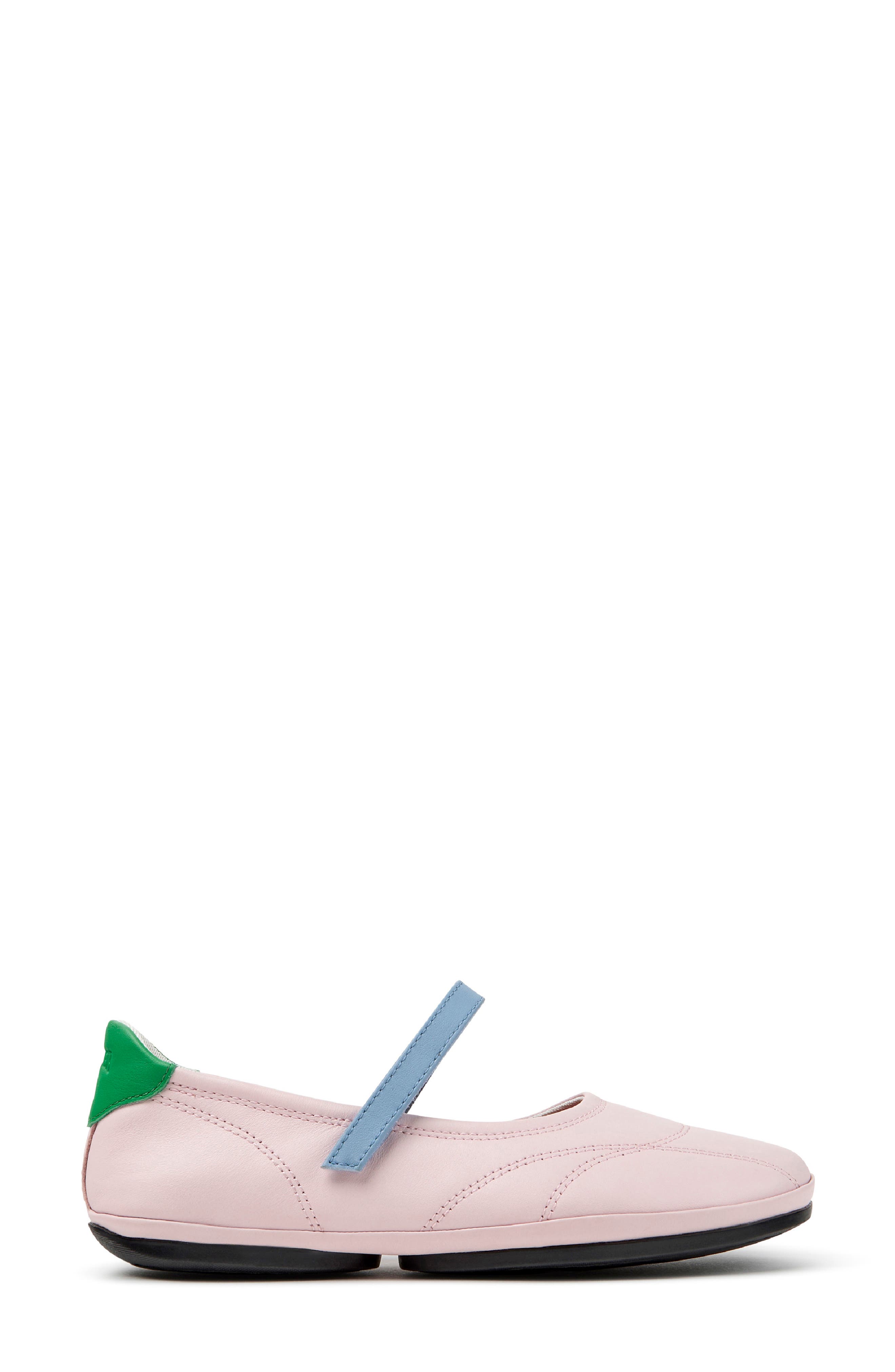 Right Nina Mary Jane Flat, Alternate, color, LT/ PASTEL PINK