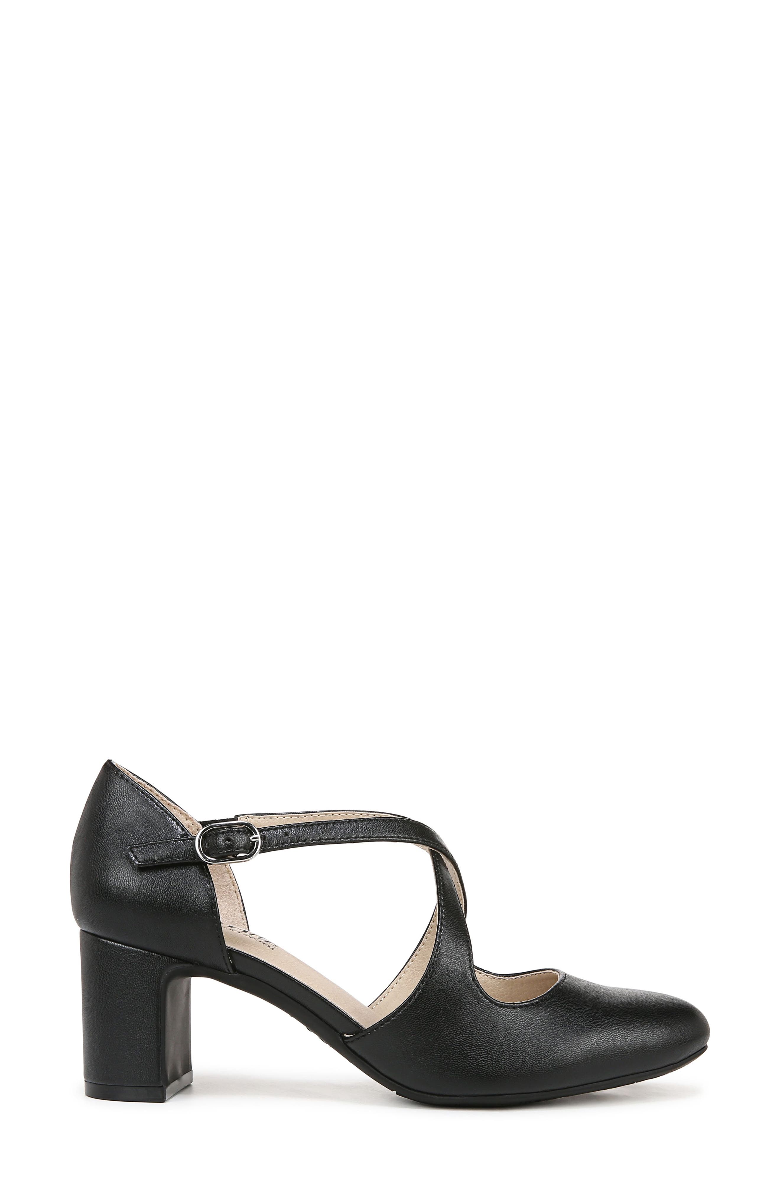 Tracy Pump, Alternate, color, BLACK LEATHER