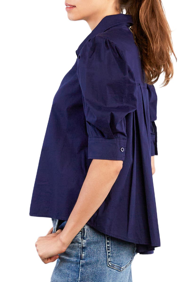 Wash Lab Denim Perfect As Is Shirt, Alternate, color, Blue Eclipse